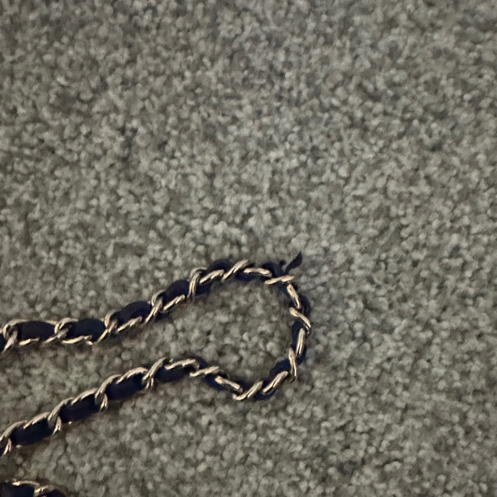 Chanel Dark Blue Quilted Crossbody Bag - Picture 4 of 7
